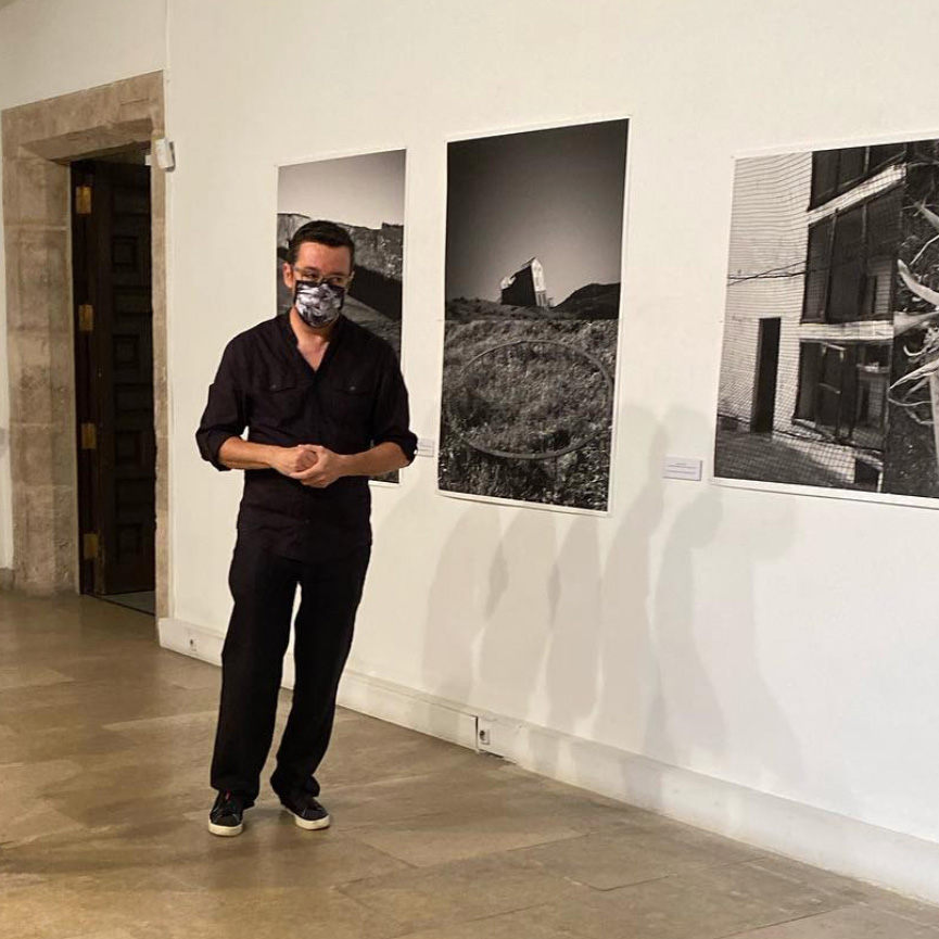 imagen teruel punto foto Con Leo Tena inagurando una exposición